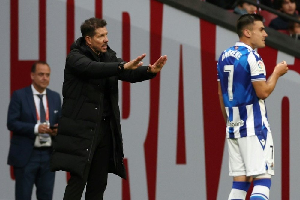 Real Sociedad reach the Champions League. AFP