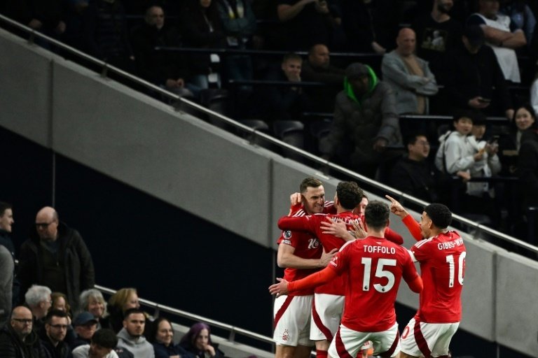 Nottingham Forest beat struggling Tottenham 2-1 on Monday, bouncing back from two defeats to strengthen their push for a Champions League spot and heap the pressure on Spurs boss Ange Postecoglou.