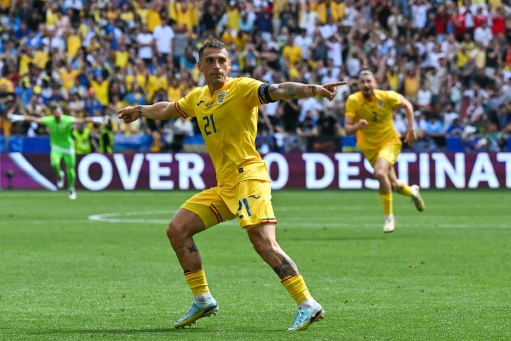 Romania's win was their first at any tournament since beating England at Euro 2000. AFP