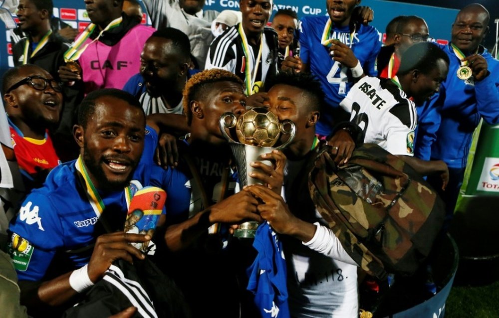 VAR will be used for the first time in the CAF Super Cup Final. AFP
