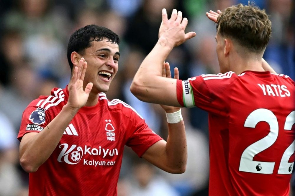 Sosa scored his first Premier League goal. AFP