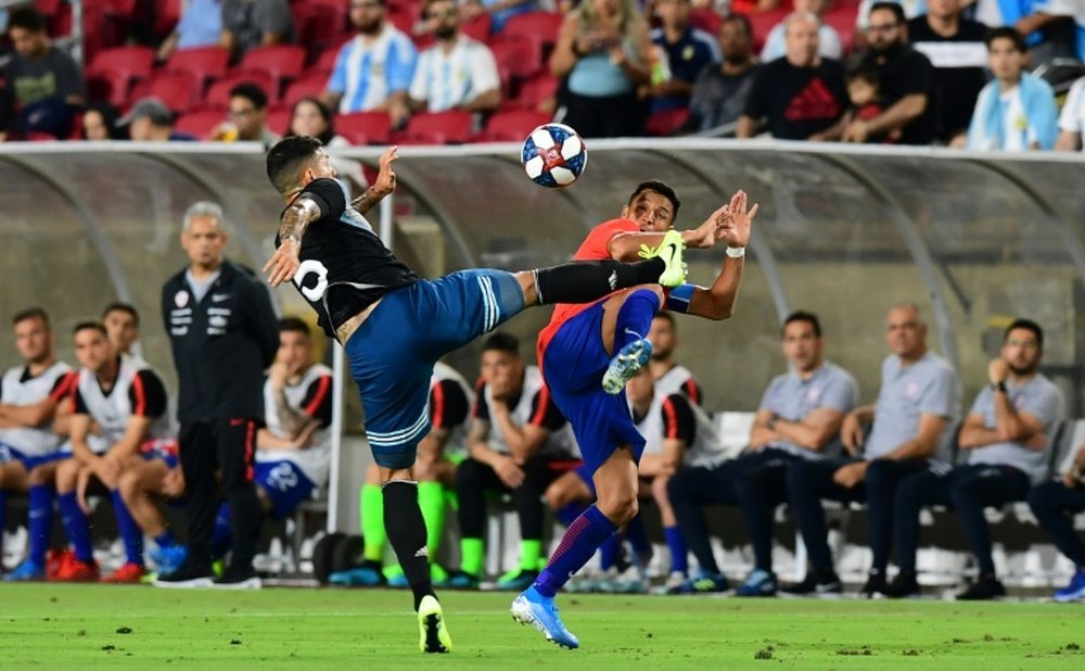 Argentina, Chile stalemate in LA friendly