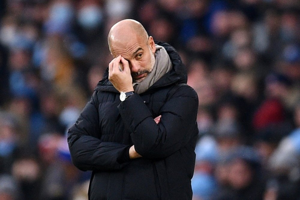 Guardiola concerned by Man City's injury 'emergency'. AFP