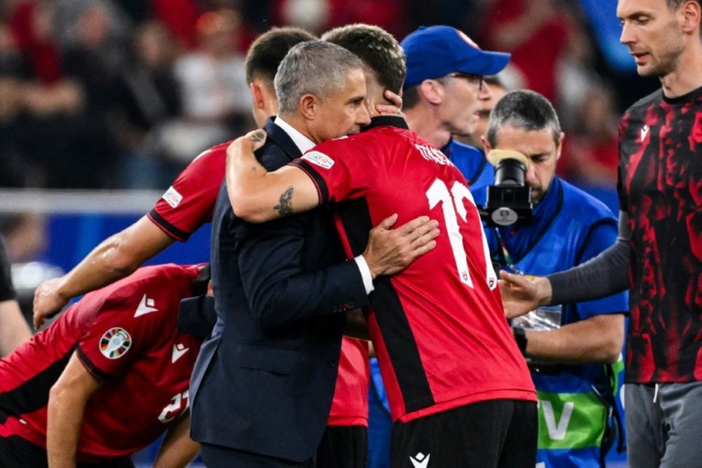 Albania finished bottom of Group B with just one point. AFP