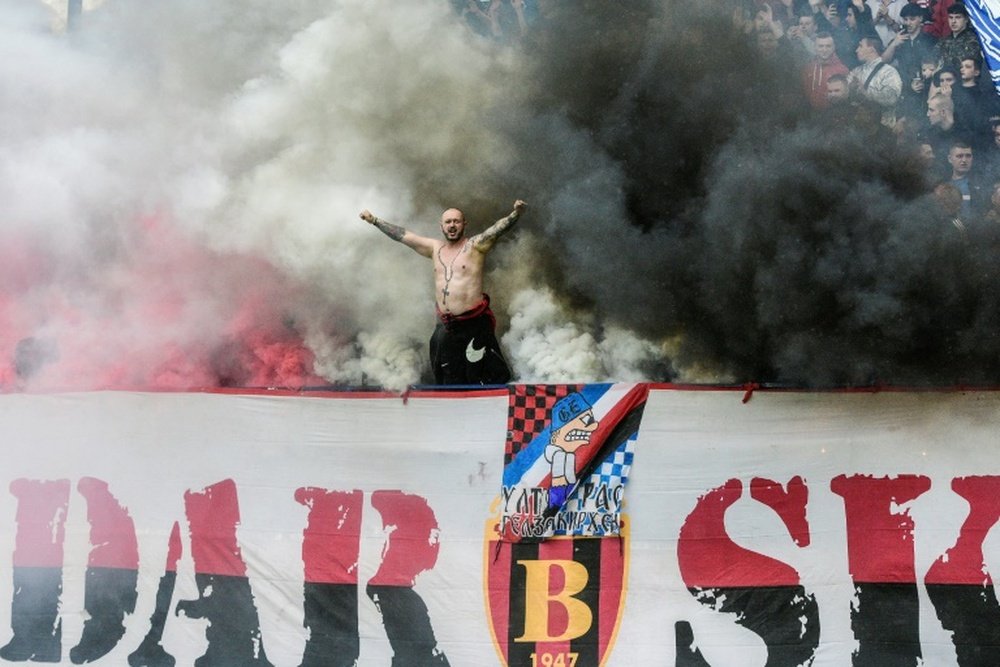 Vardar are a win away from being back in the First Football League. AFP