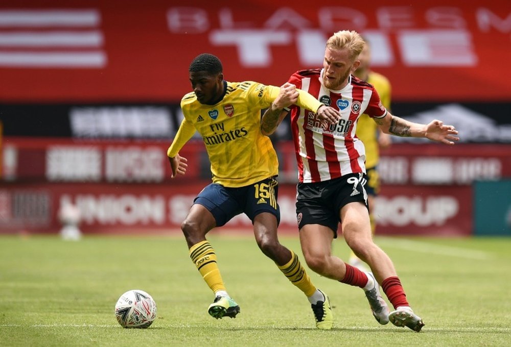 Arsenals Ainsley Maitland-Niles has been called up by England. AFP