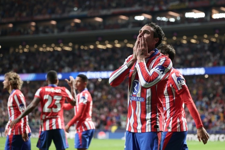 Jose Gimenez scored a 90th-minute headed winner for Atletico. AFP