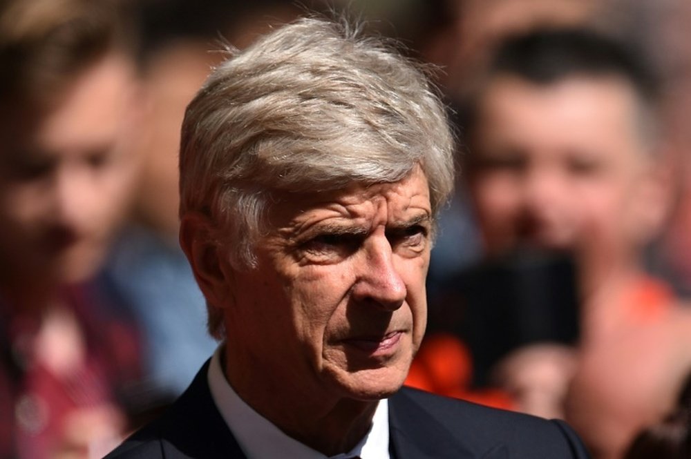 Wenger insists he is working on Arsenal's future. AFP
