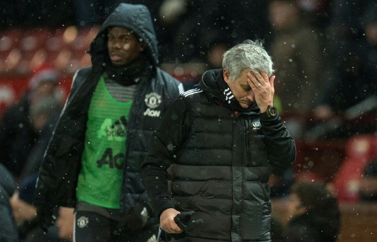 Pogba has hit back at claims of a confrontation. AFP