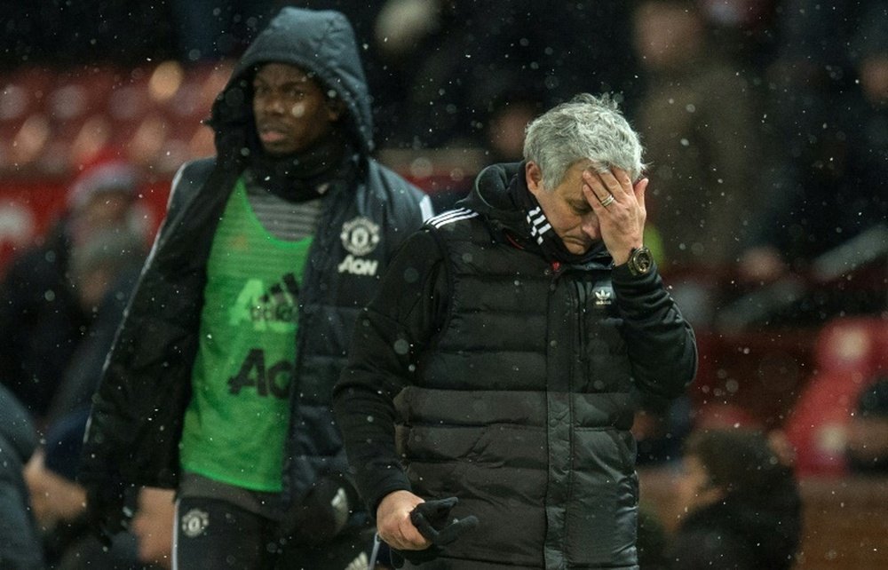 Pogba has hit back at claims of a confrontation. AFP