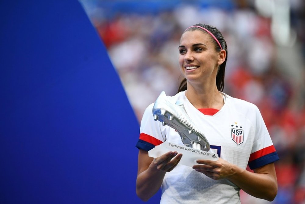 US star Alex Morgan to return home after Spurs stint. AFP