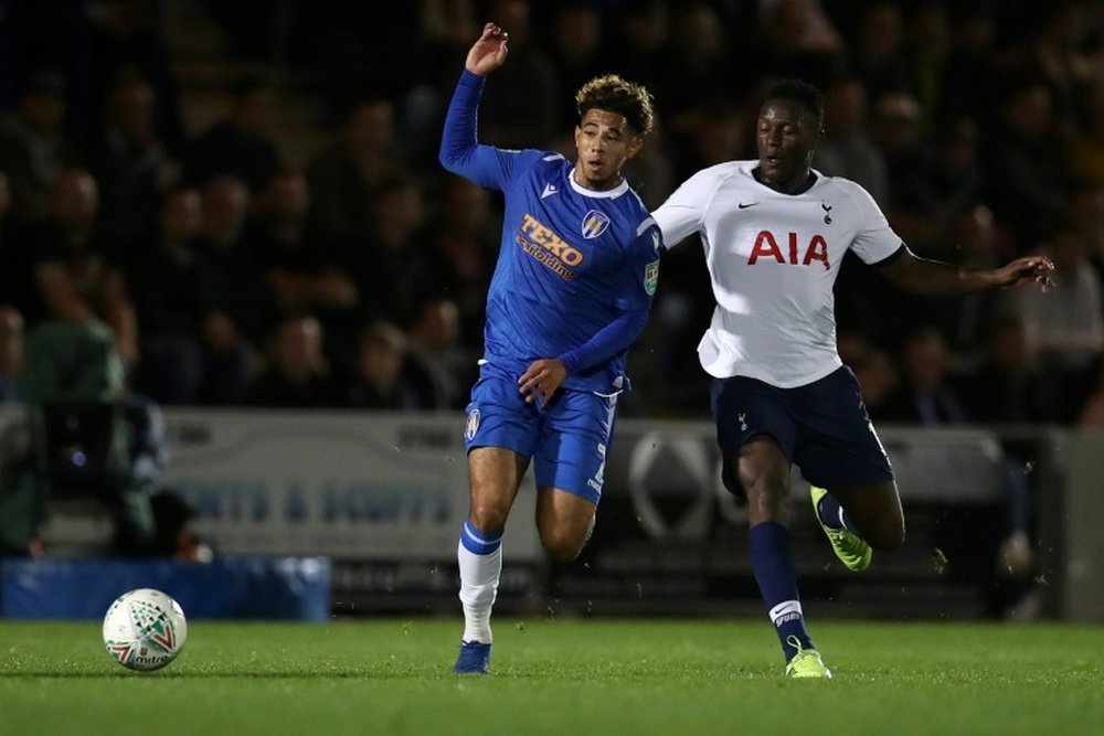 Tottenham suffered a shock League Cup defeat at Colchester. AFP