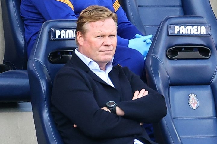 Barca's Koeman to miss crucial title clashes after two-match ban for referee 