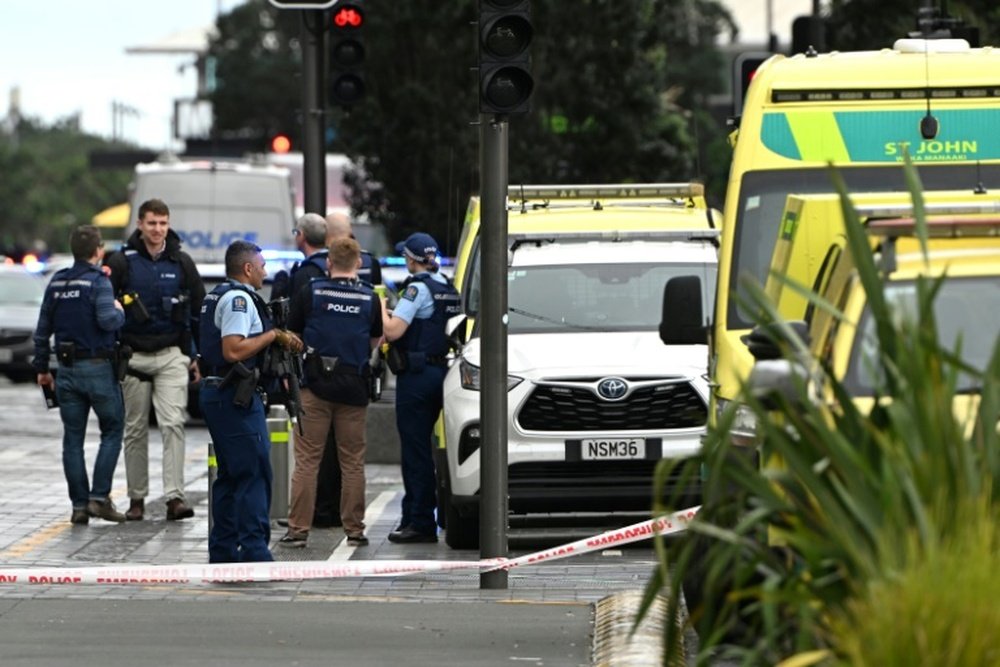 A gunman opened fire and killed two people in Auckland. AFP