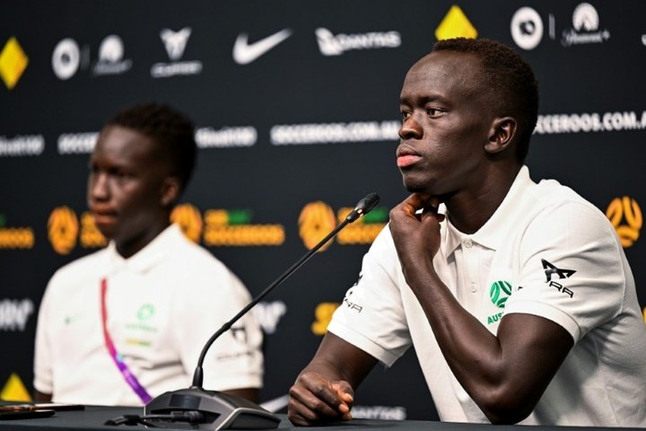 Mabil and Kuol spoke in a press conference before the WC. AFP
