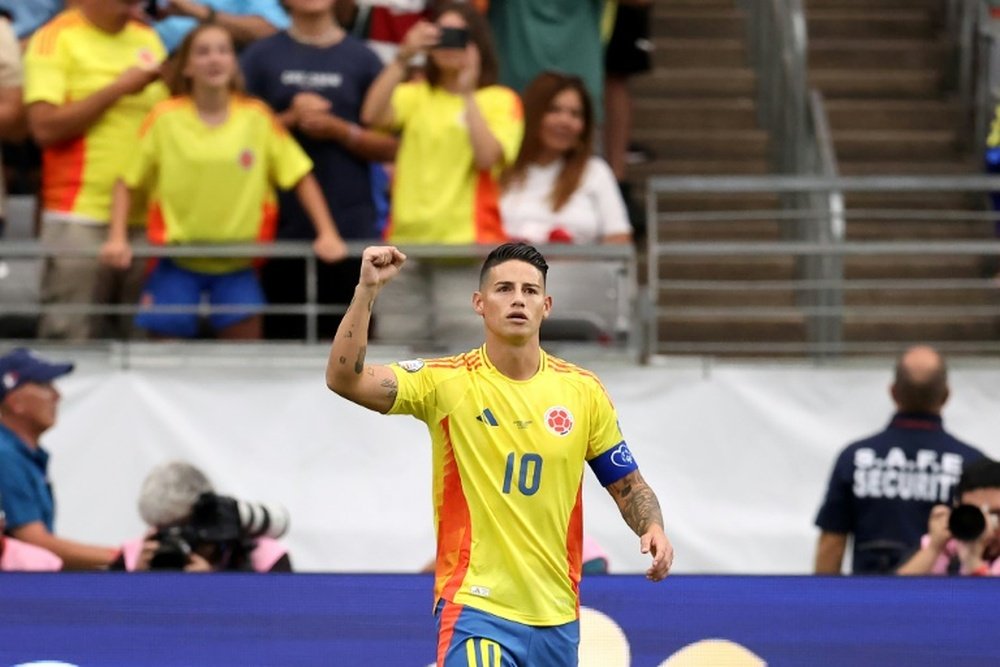 James Rodriguez produced another excellent display on Saturday. AFP