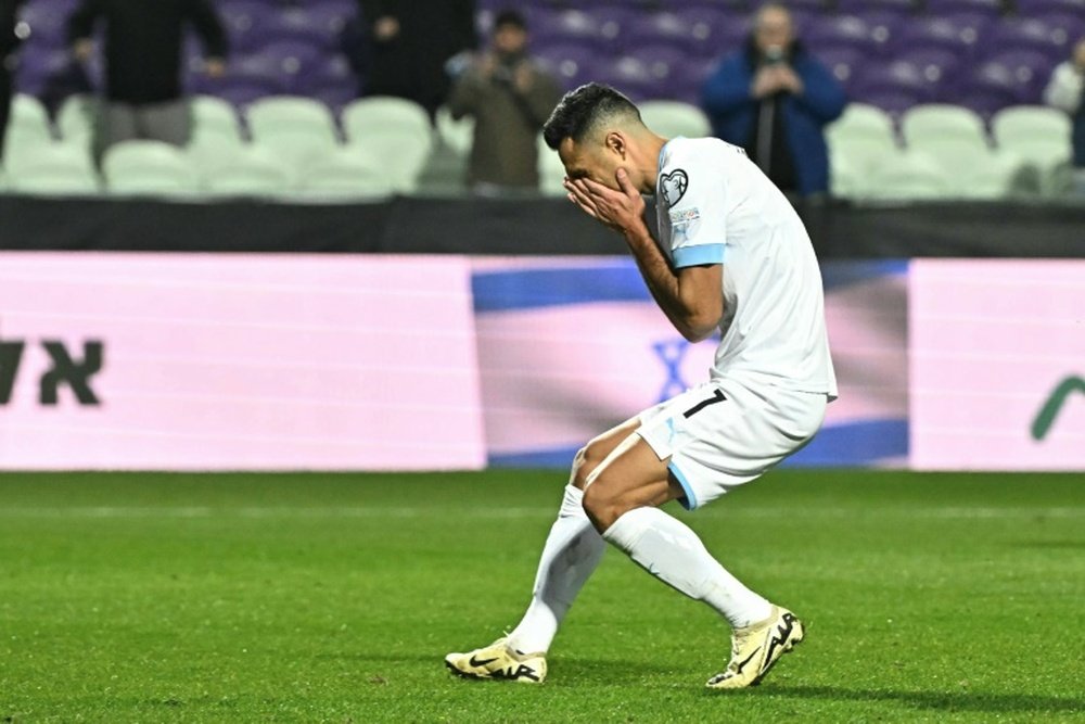 Israel's hopes of reaching the Euro 2024 were shattered by Iceland. AFP