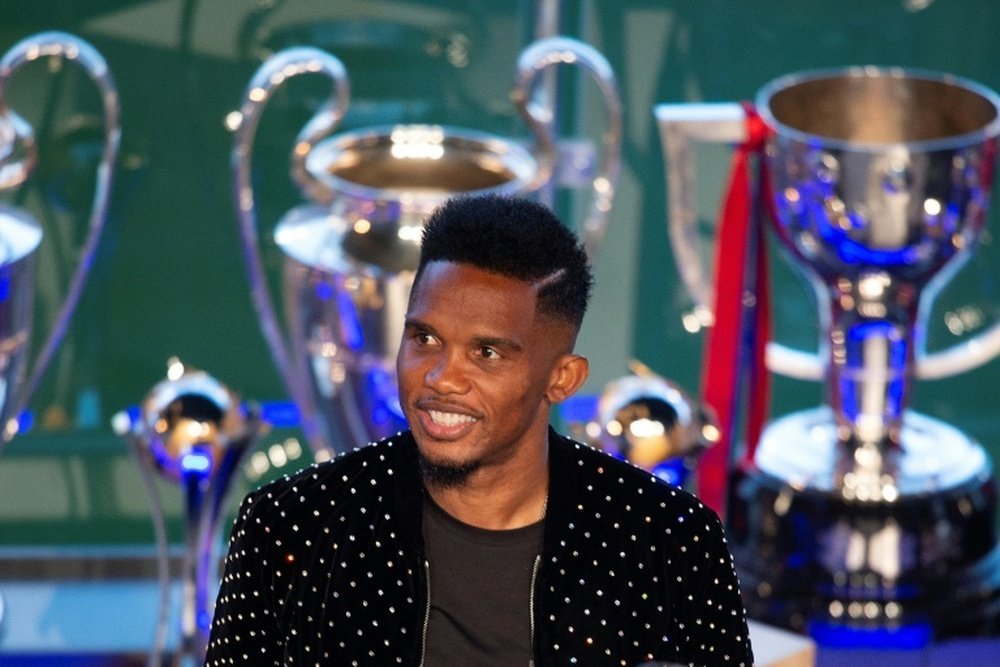 Eto'o has extended his career with a move to Qatar. AFP