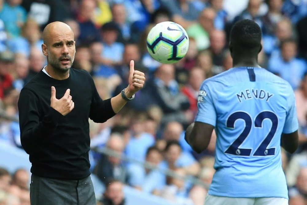 Benjamin Mendy missed most of the 2017/18 season with a knee ligament injury. AFP