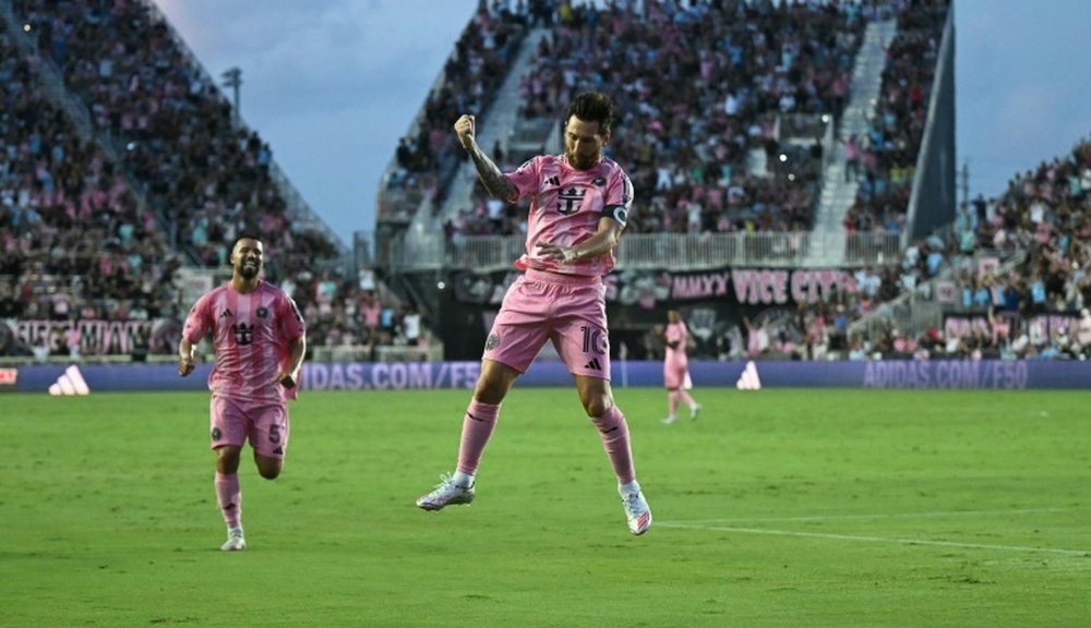 Messi opened the scoring in the 17th minute with a trademark left-foot free-kick. AFP