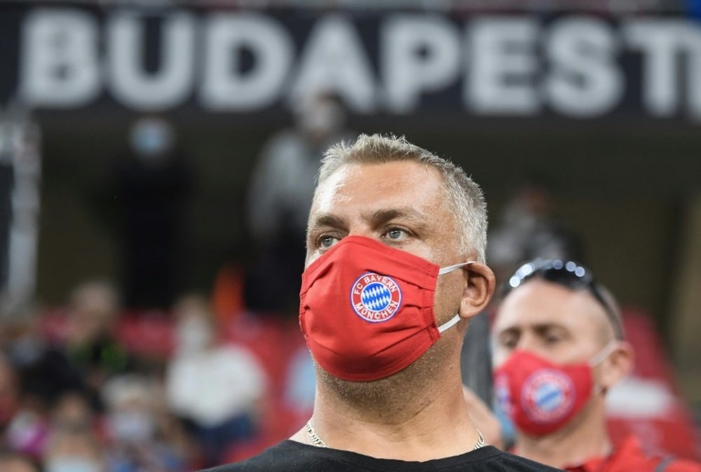 There were fans allowed at the match. AFP