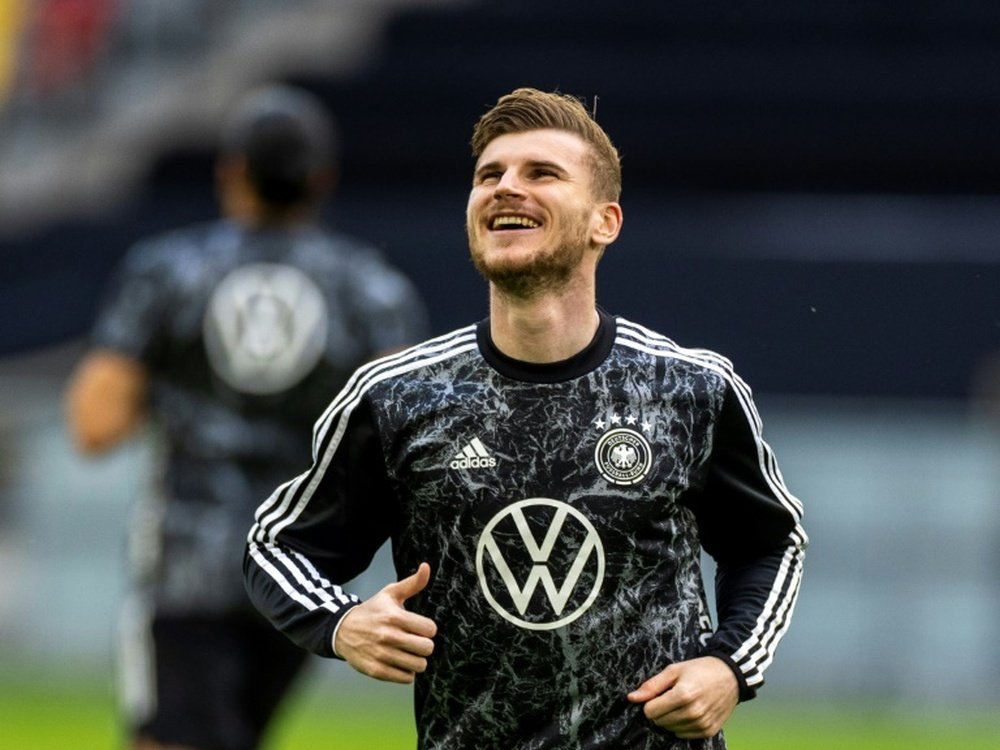 Timo Werner recognises the brutal competition in the Germany squad. AFP