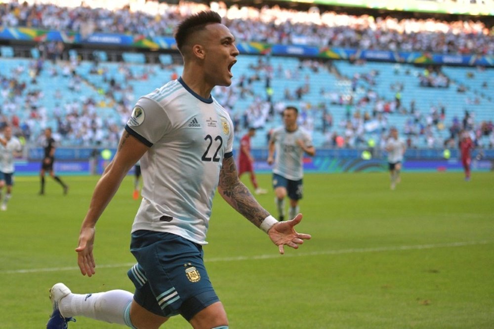 Martinez, Aguero goals send Argentina into Copa America quarters. AFP