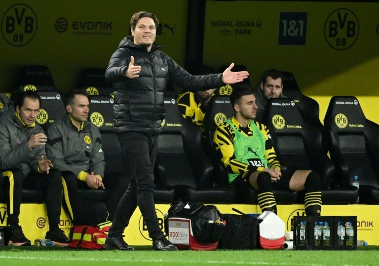 Dortmund travel to Munich one point clear of Bayern at the top of the Bundesliga table. AFP