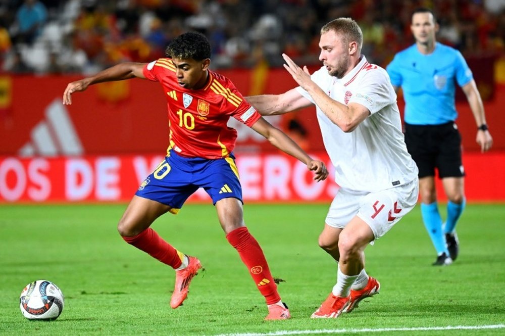 Spain will take on the Netherlands in the Nations League last eight. AFP