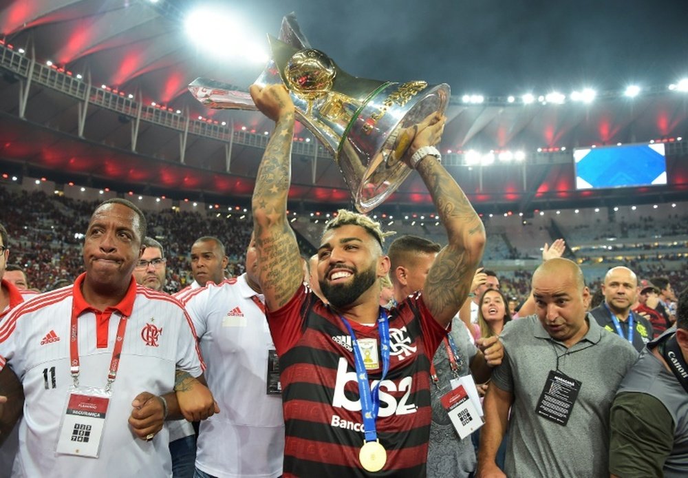Gabriel Barbosa can return to play for Flamengo. AFP
