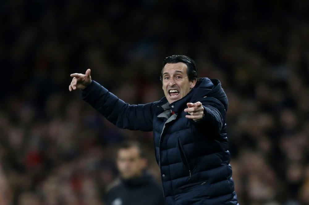 Unai Emery's side have now suffered consecutive league defeats. AFP