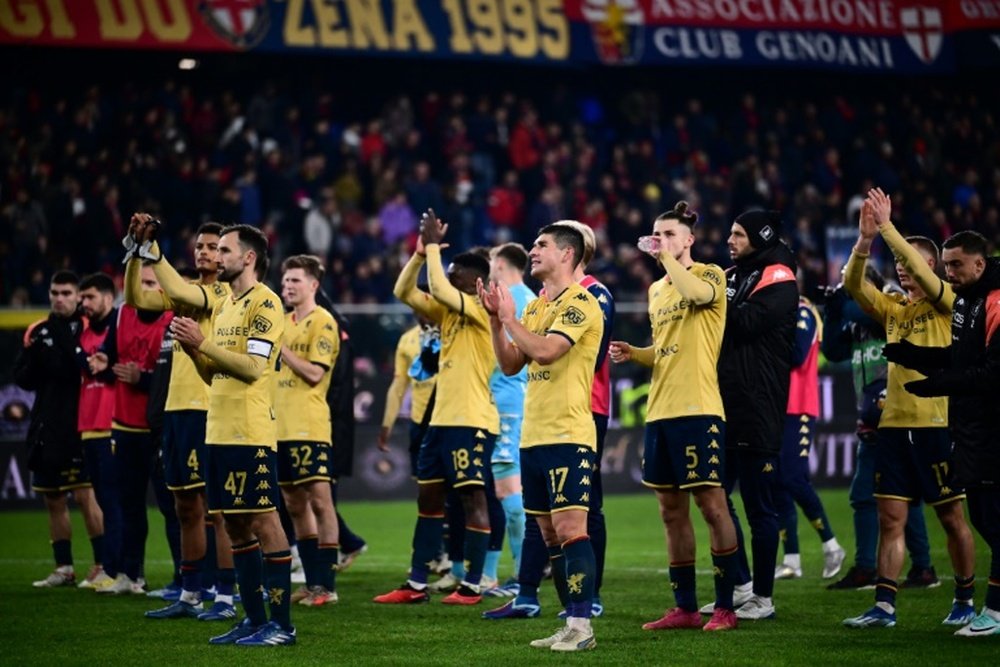 Genoa came from behind to hold Serie A title hopeful's Juventus. AFP