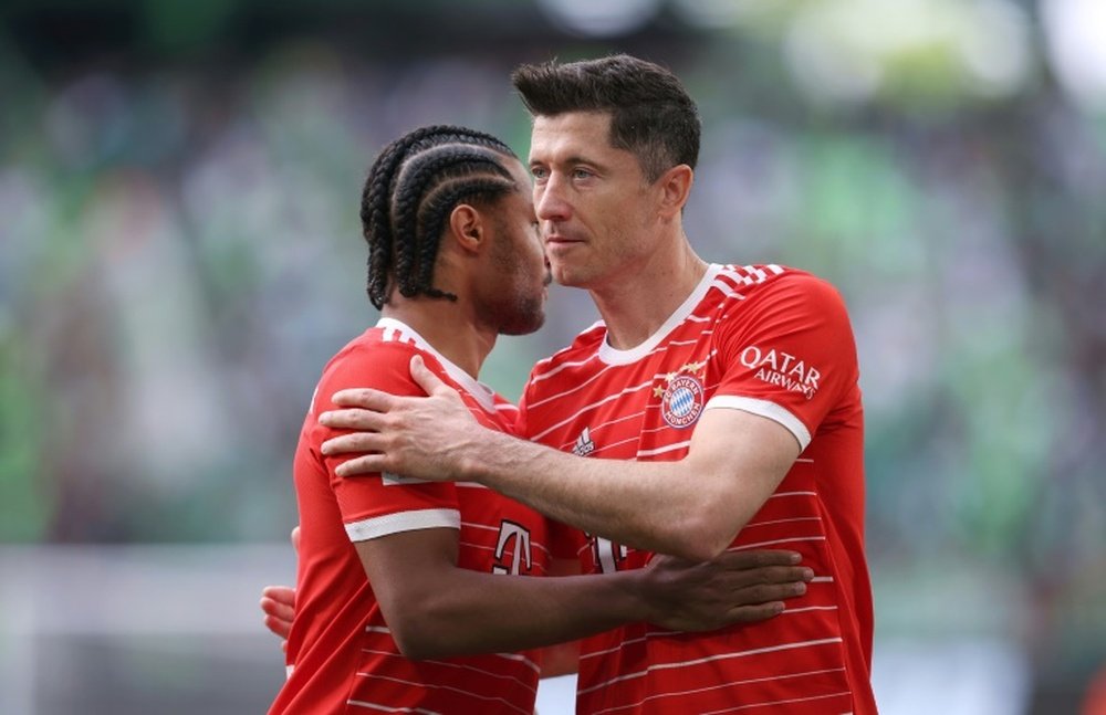 Serge Gnabry hopes the future of Bayern Munich team-mate Robert Lewandowski is settled quick. AFP