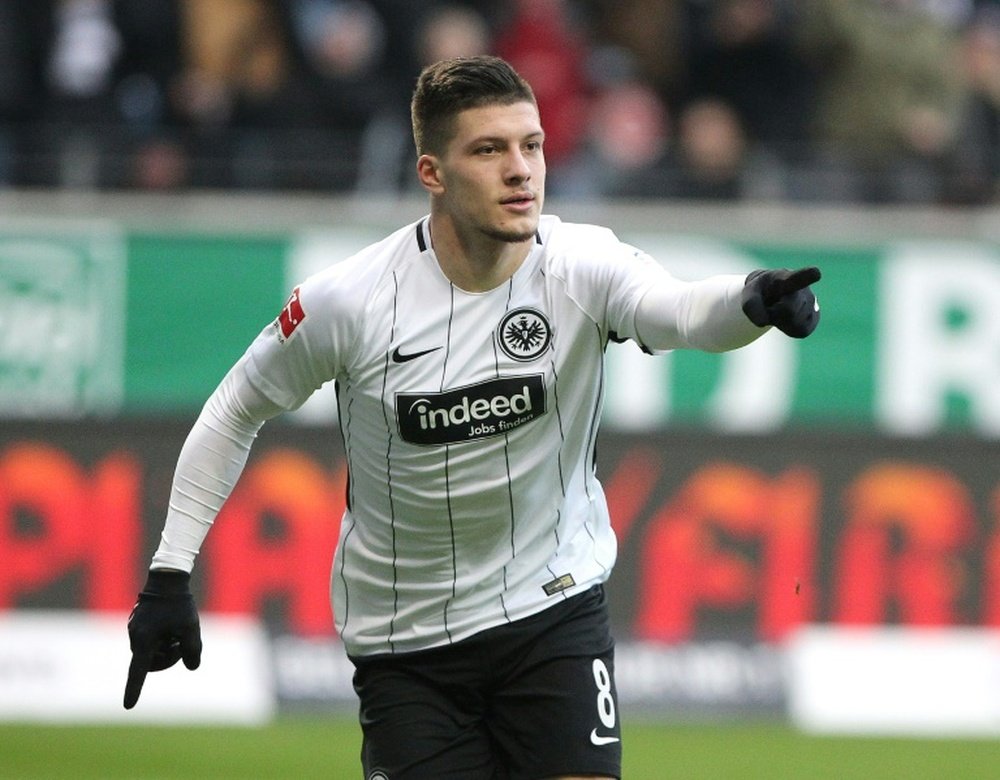 Luka Jovic never set foot in Cyprus. AFP