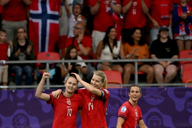 Hansen scored the winner for Norway against Finland. AFP
