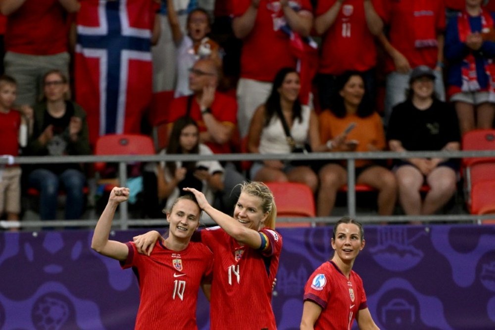 Hansen scored the winner for Norway against Finland. AFP