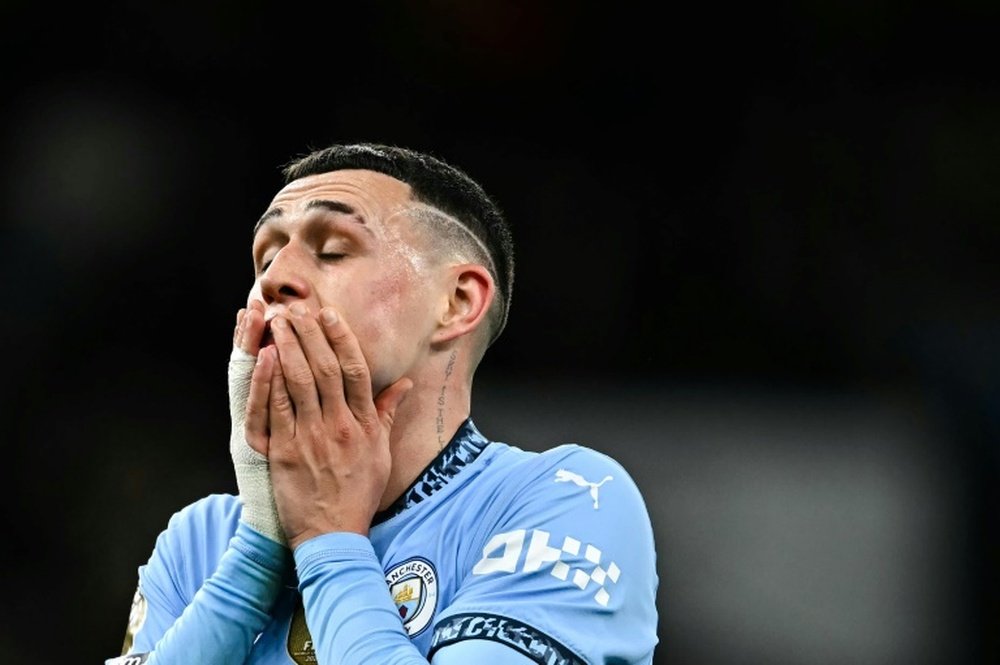 Manchester City have lost five consecutive matches. AFP