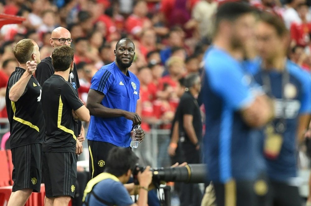 Lukaku trained with Anderlecht for a second consecutive day. AFP