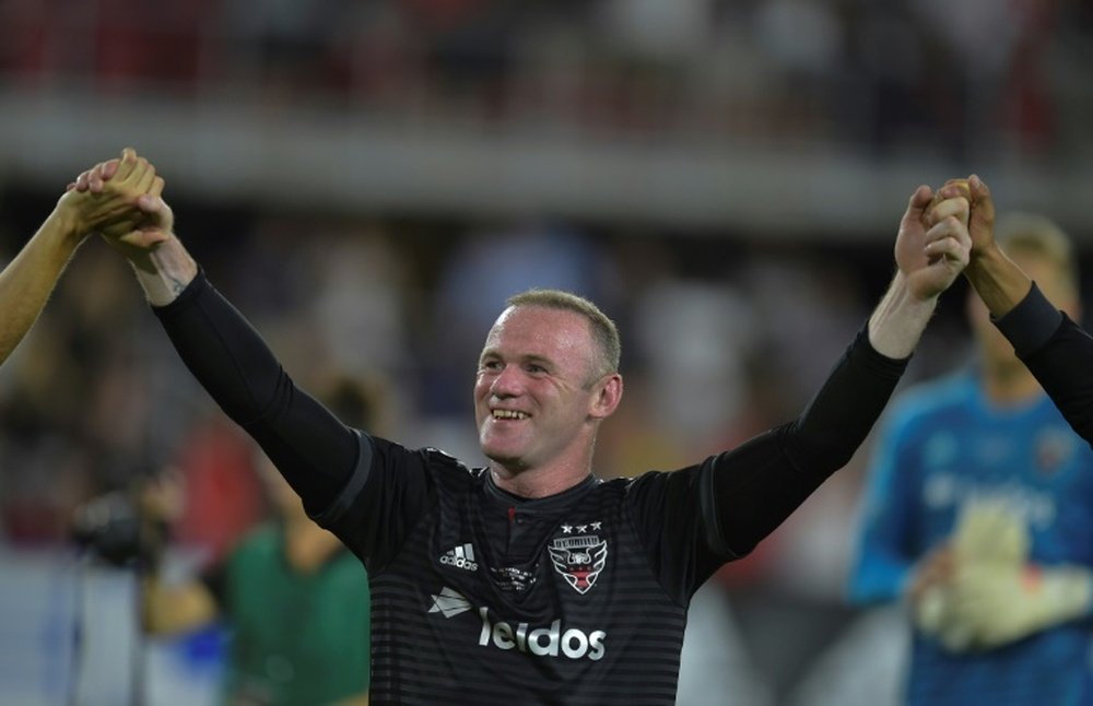 Rooney narrowly missed out on a hatrick as DC United beat Portland Timbers. AFP