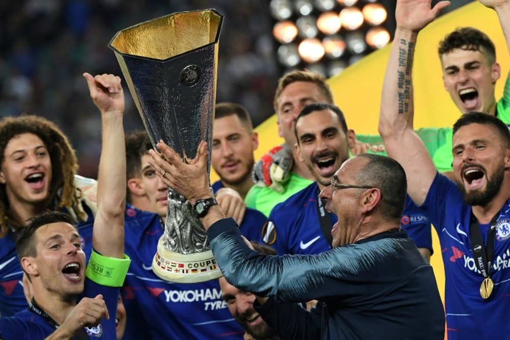 Sarri more than likely to leave Chelsea after complicated year. AFP