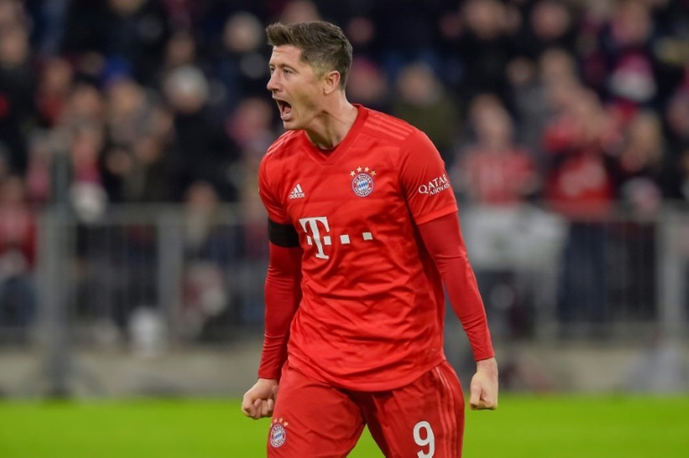 Lewandowski double edges Bayern past bottom side Paderborn. AFP