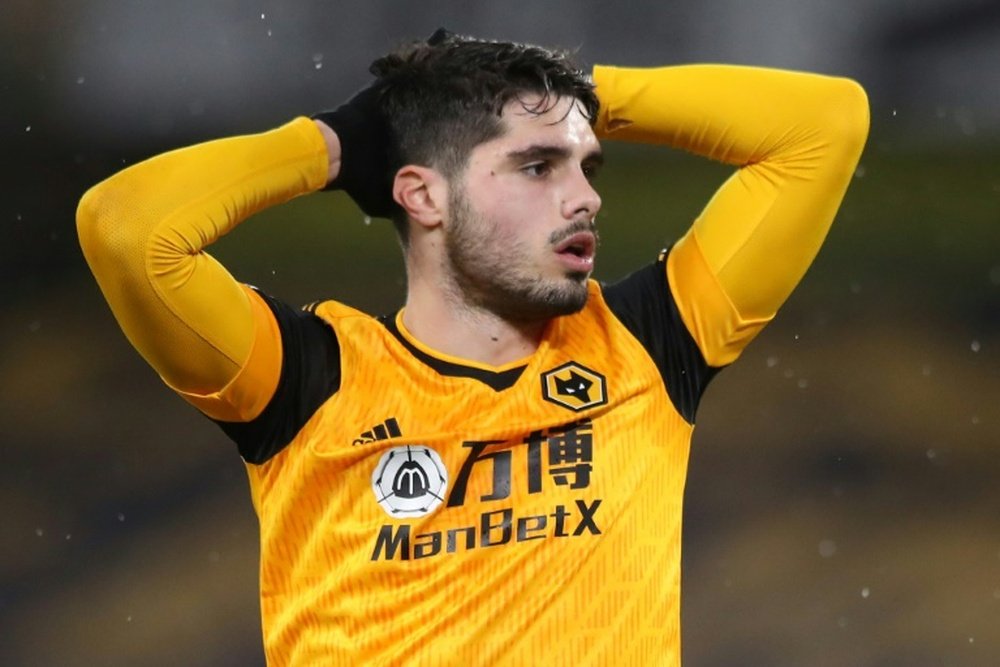 Pedro Neto has renewed his contract at Wolves. AFP
