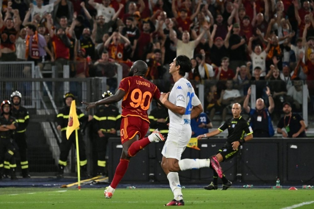 Romelu Lukaku scored his first Roma goal. AFP