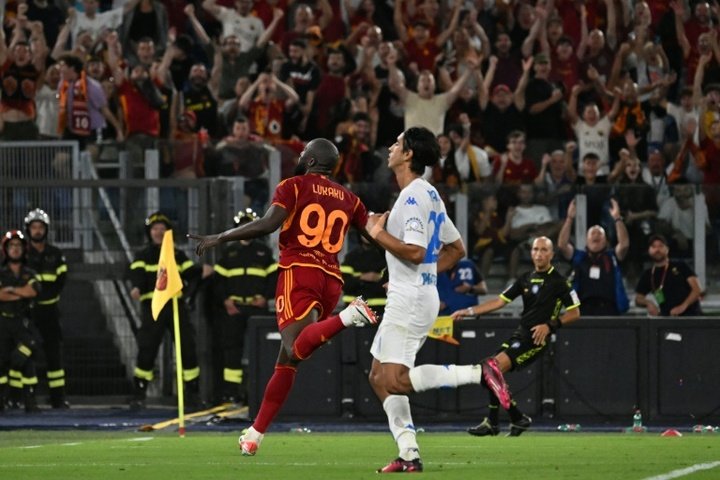 Chelsea loanee Lukaku on target as Roma ripped Empoli to shreds
