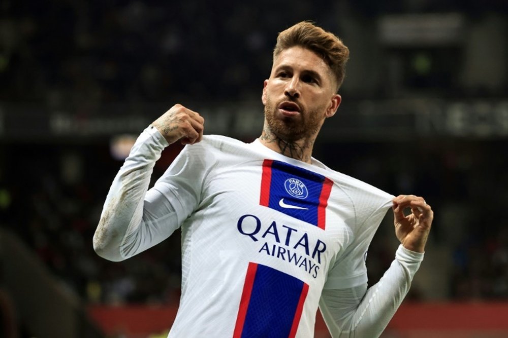 Sergio Ramos joins Messi in leaving PSG. AFP