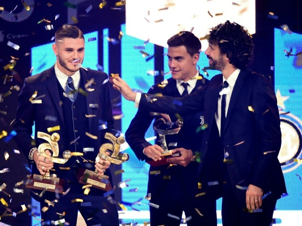 Inter captain Icardi wins Serie A footballer of year award