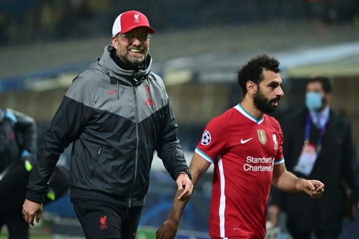Salah is happy at Liverpool, says Klopp