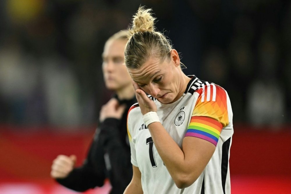Alexandra Popp retired from international football on Monday. AFP