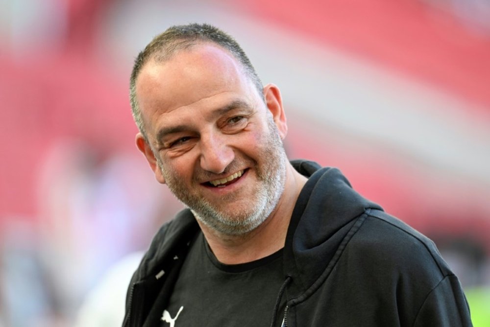 Heidenheim coach Schmidt is the longest-serving manager in German football. AFP