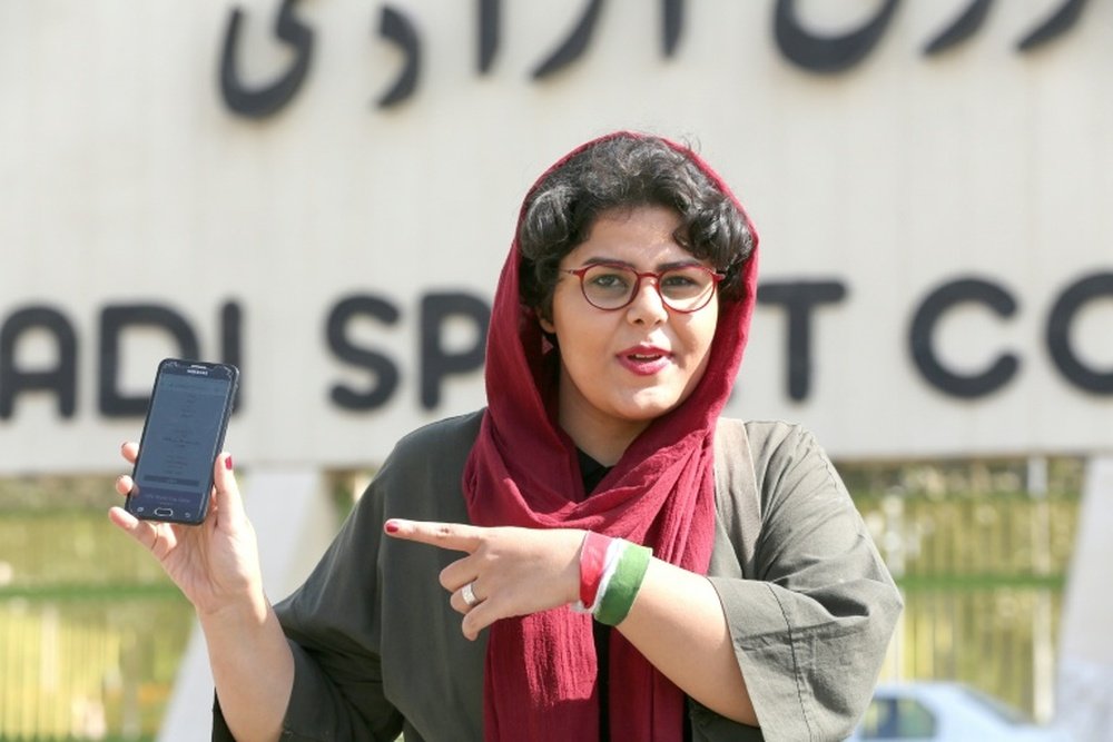 Iran women allowed into football stadium for first time in decades.